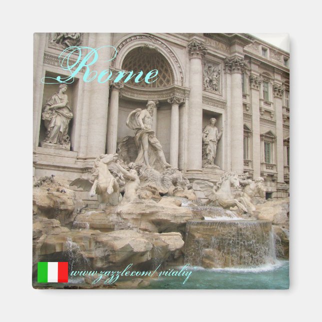 Rom - Italien - cooles Magnetdesign Magnet (Vorne)
