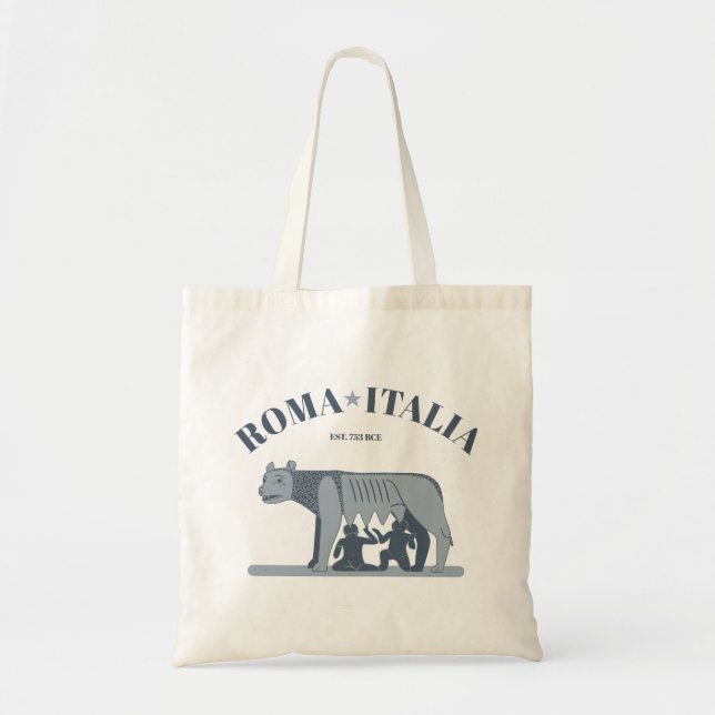 Rom, Italien: Der Wolf der Capitoline Tragetasche (Vorne)
