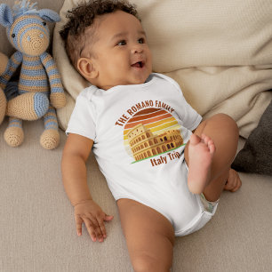 Rom Italien Familienreise Kolosseum Sunset Custom Baby Strampler