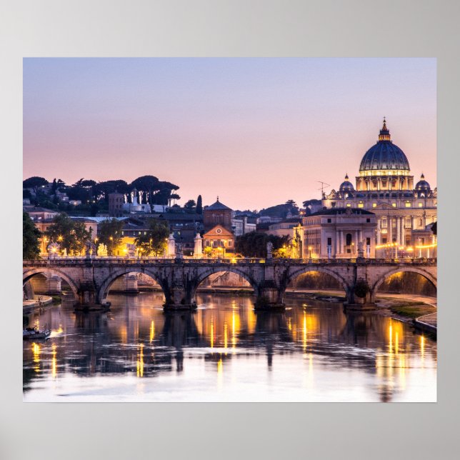 Rom Italien - Kathedrale St Peters Poster (Vorne)