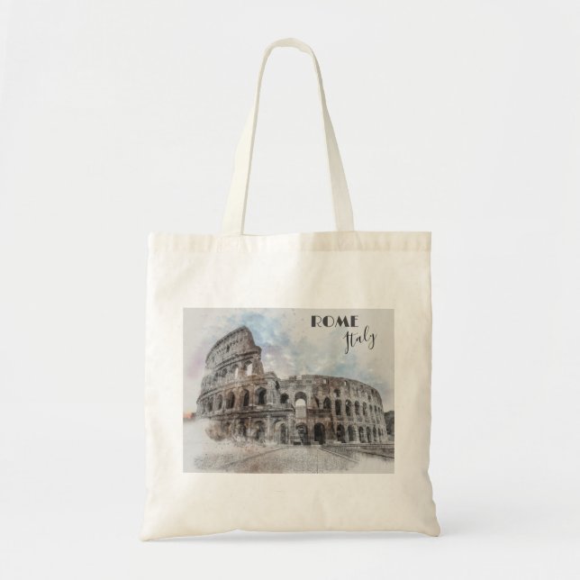 Rom Italien Kolloseum Vintage Tragetasche (Vorne)