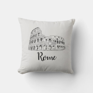 Rom Italien Kolosseum Illustration Pillow Kissen