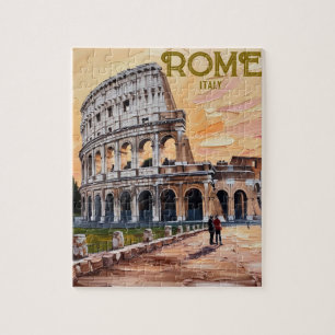 Rom Italien Kolosseum Vintage Art