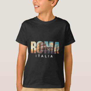 Rom Italien Kolosseum Wahrzeichen Roma T-Shirt