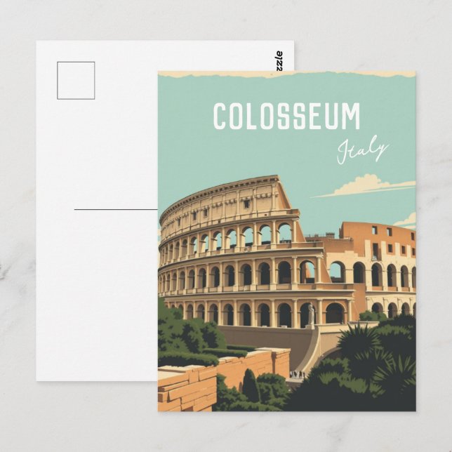Rom Italien Kolumbien Postkarte (Vorne/Hinten)