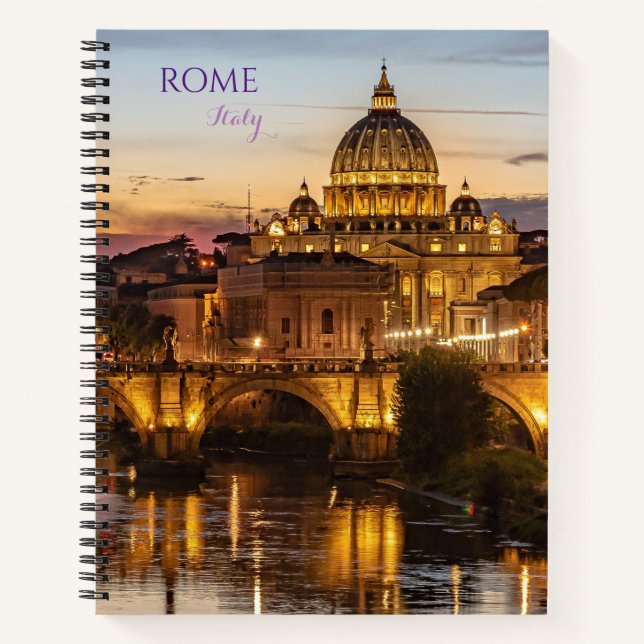 Rom Italien Landschaftlich Spiral Bound Notebook J Notizbuch (Vorderseite)