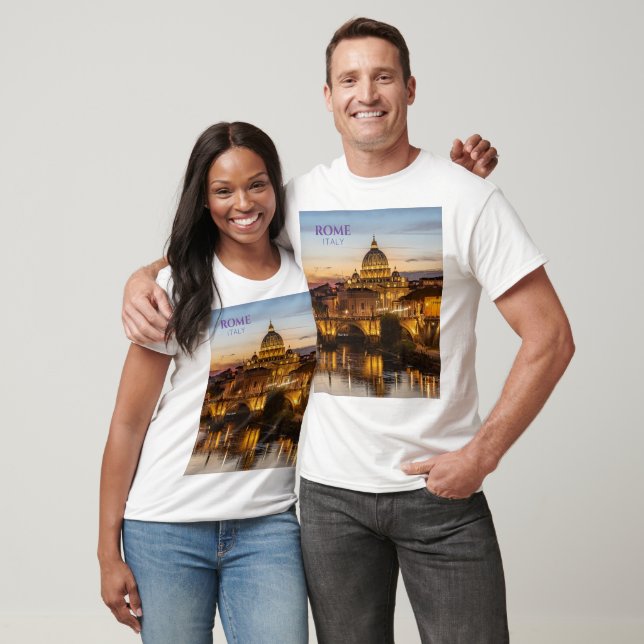 Rom Italien Landschaftlich Tshirt Men Travel Souve (Unisex)