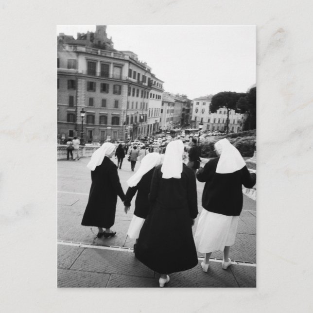 Rom Italien, Nun Patrol! (NR) Postkarte (Vorderseite)