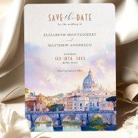 Rom Italien Save the Date Petersdom