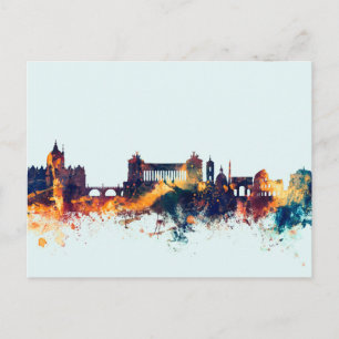 Rom Italien Skyline Postkarte