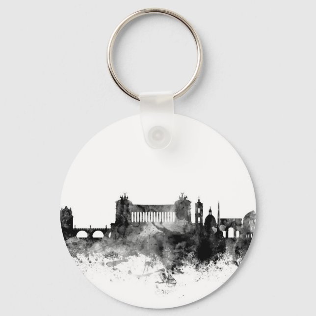 Rom Italien Skyline Schlüsselanhänger (Vorderseite)