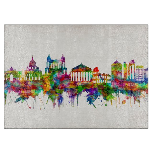 Rom Italien Skyline Schneidebrett (Vorderseite)