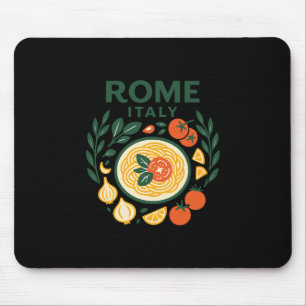 Rom Italien Souvenir Italienische Pasta Und Reise  Mousepad