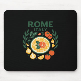 Rom Italien Souvenir Italienische Pasta Und Reise  Mousepad