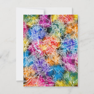 Rom - Italien Stadtkarte Postkarte