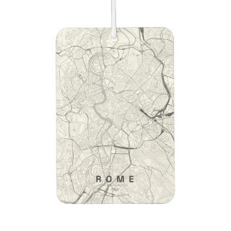 Rom Italien Stadtplan Minimales Design Autolufterfrischer