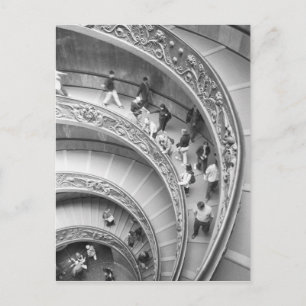 Rom Italien, Treppe Vatikan 3 Postkarte