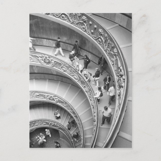 Rom Italien, Treppe Vatikan 3 Postkarte (Vorderseite)