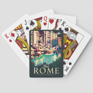 Rom Italien Trevi-Brunnen Spielkarten