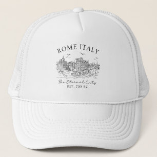 Rom Italien Vintag - Ruinen des Tempels Truckerkappe