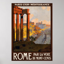 Rom Italien Vintage Reiseplakat Poster