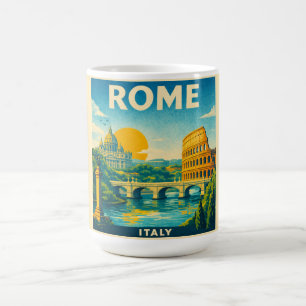 Rom Italien Vintage-Reiseplakat Tasse