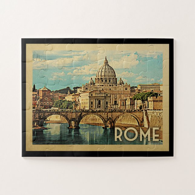 Rom Italien Vintage Travel (Horizontal)