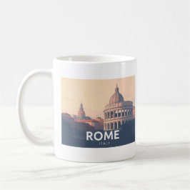 Rom Italy Pastel Travel Design Kaffeetasse