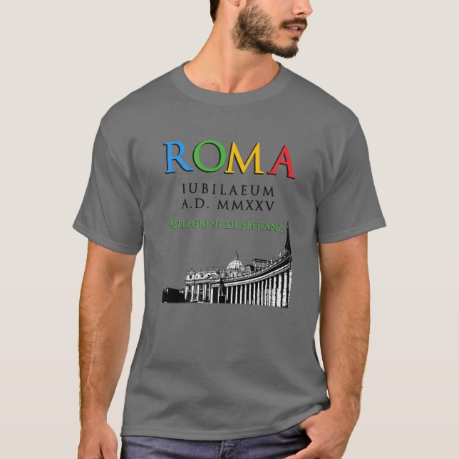 Rom-Jubiläum-Pilger der Hoffnung 2025, Christlich T-Shirt (Vorderseite)