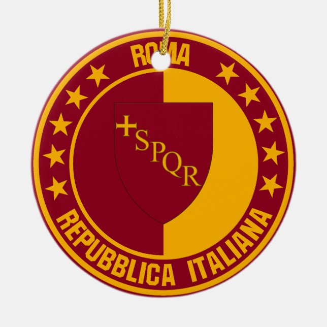 Rom Keramik Ornament (Vorne)
