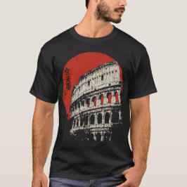 Rom Kolosseum Antikes Denkmal Kunst T-Shirt