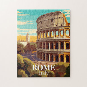 Rom Kolosseum Italien Reise Illustration