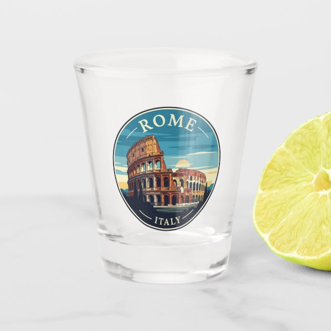 Rom Kolosseum Italien Schnapsglas (Vorderseite)