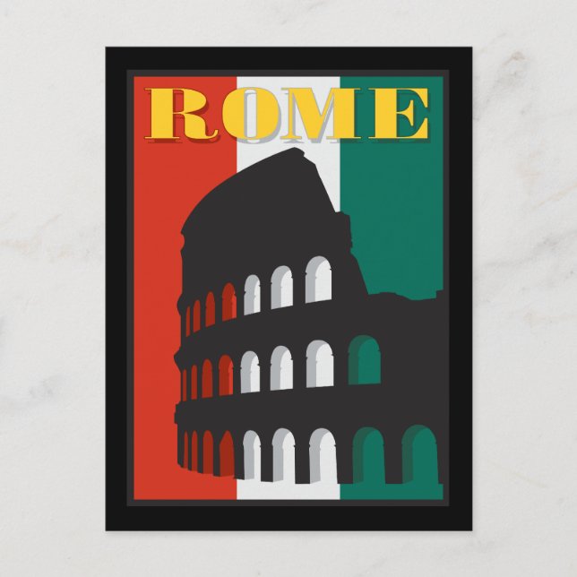 Rom Kolosseum Postkarte (Vorderseite)