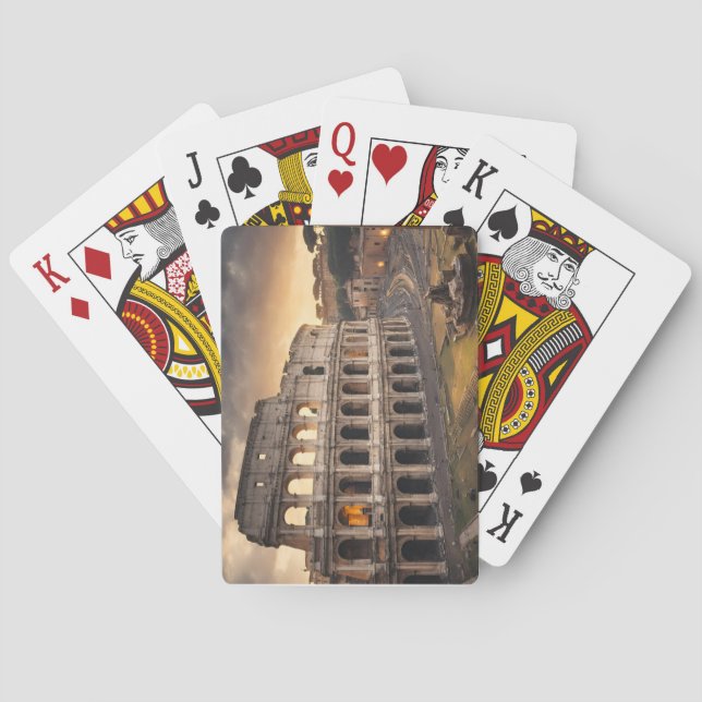 Rom Postcard (Rom 4) Spielkarten (Rückseite)