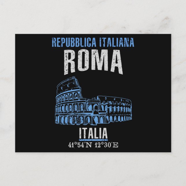 Rom Postkarte (Vorderseite)