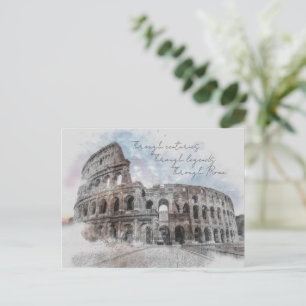 Rom-Postkarte – Durch Jahrhunderte, Durch Legenden Postkarte