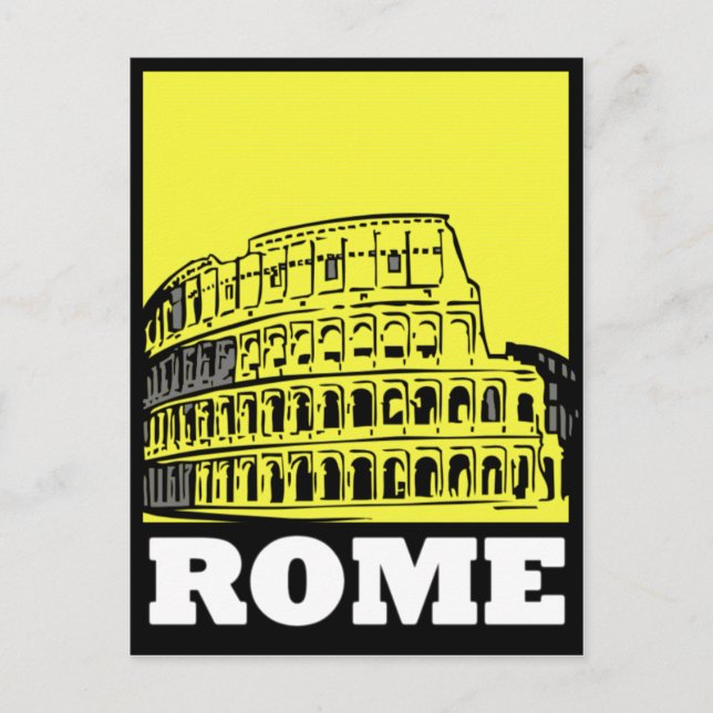 Rom Postkartendesign Postkarte (Vorderseite)