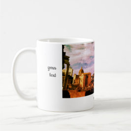 Rom Reise Umarmung mit alten römischen Ruinen Kaffeetasse