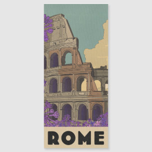 Rom Reisen Vintage Poster Magnetkarte