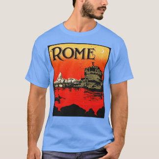 Rom Retro 80er Reise Touristen Souvenir T-Shirt