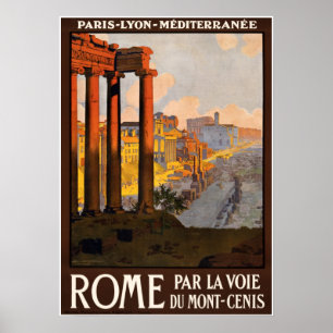 Rom Rom Vintage-Reiseplakat Poster