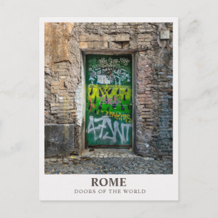 Rom, Roma Türen der Welt, Reise Postkarten