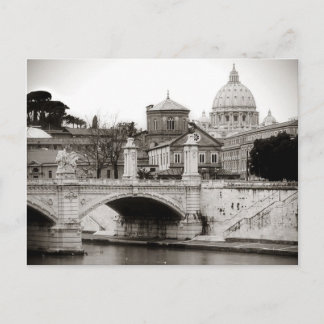 Rom, San Peter Platz Postkarte
