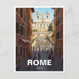 Rom Spanische Treppen Italien Reisen Postkarte