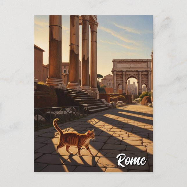 Rom Spanische Treppen Italien Reisen Postkarte (Vorderseite)