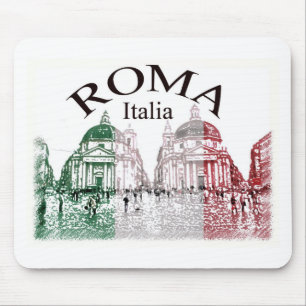 Rom stempelte mousepad