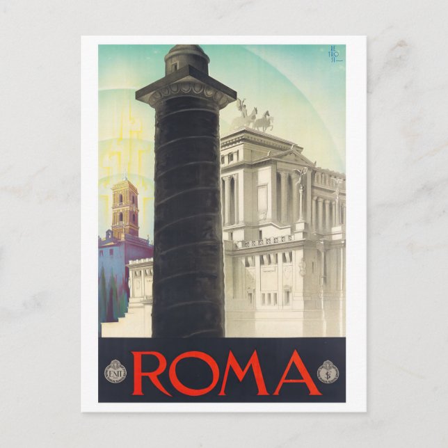 Rom Trajaner Kolumne Italien Jahrtausende Reise Postkarte (Vorderseite)
