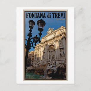 Rom - Trevi-Brunnen Postkarte