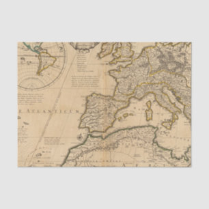 Rom und Osthemisphäre Seidenpapier
